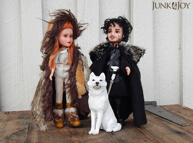 Jon, Ygritte, Ghost