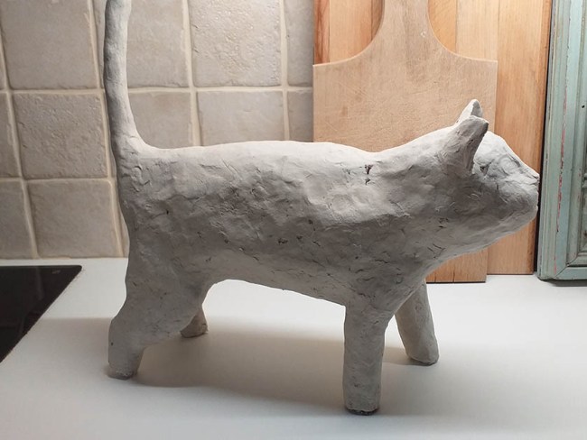 Paper pulp to smooth body.